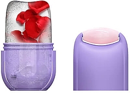Düfte, Parfümerie und Kosmetik Eisroller mit Naturstein für Gesichts- und Körpermassage lila - Yeye