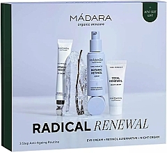 Set - Madara Cosmetics Radical Renewal Smoothing Skin Care Gift Set (srm/30ml + eye/cr/20ml + night/cr/20ml) — Bild N2