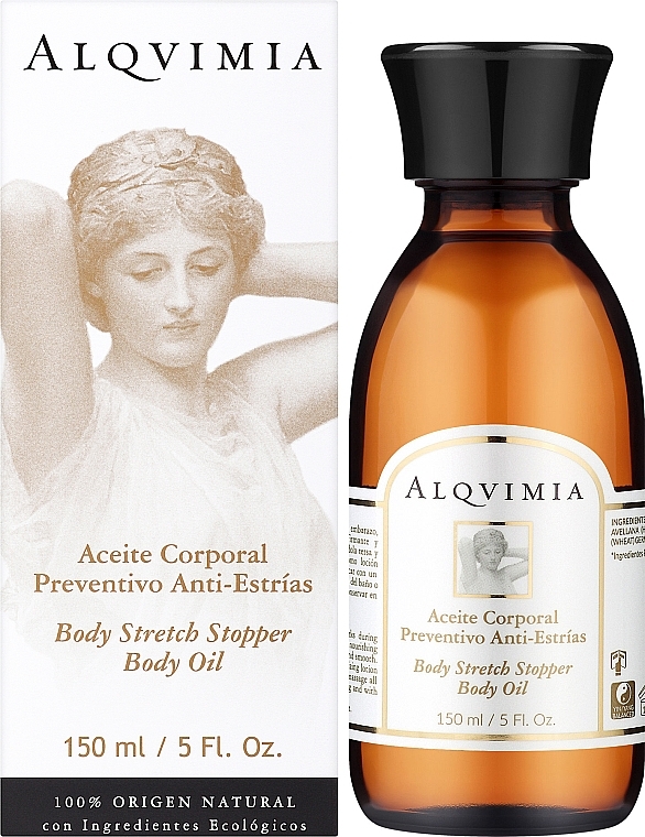 Körperöl gegen Dehnungsstreifen - Alqvimia Body Stretch Stopper Body Oil — Bild N2