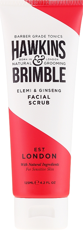Peeling vor der Rasur mit Walnussschalen und Mandelöl - Hawkins & Brimble Elemi & Ginseng Pre Shave Scrub — Bild N2