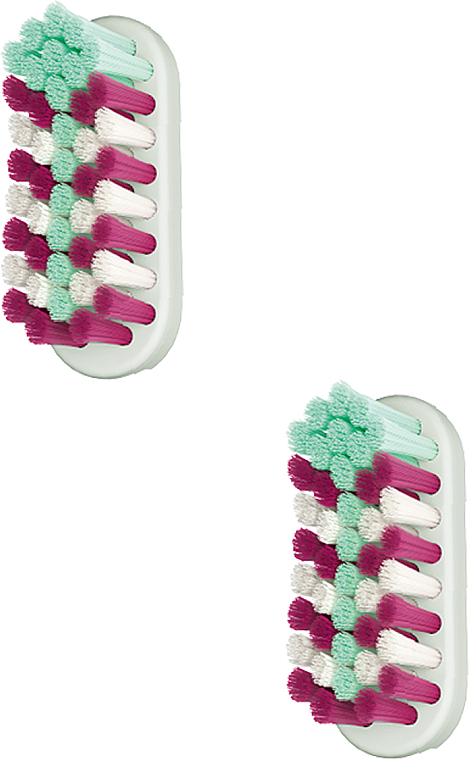 Auswechselbare Zahnbürsteneinsätze weich 2 St. weiß - Jordan Change Replacement Heads Toothbrush — Bild N1