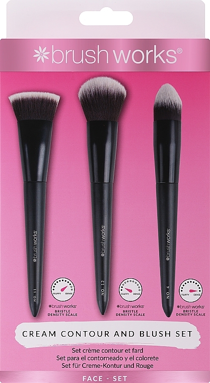 Make-up Pinselset 2-tlg. - Brushworks Cream Contour And Blush Set  — Bild N2