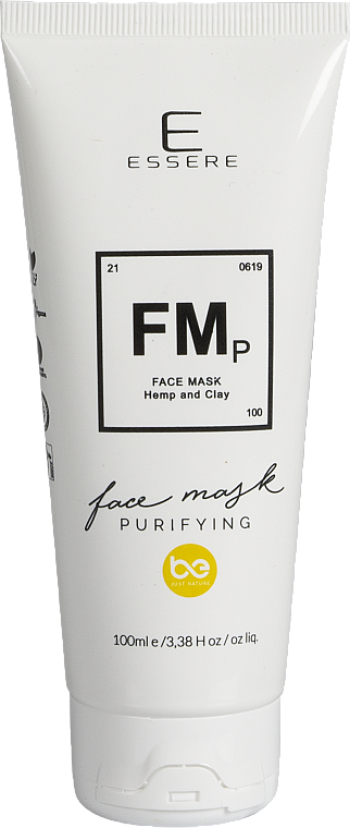 Reinigende Gesichtsmaske mit Artischocke und Mariendistel - Essere FMp Hemp & Clay Purifying Face Mask — Bild N1