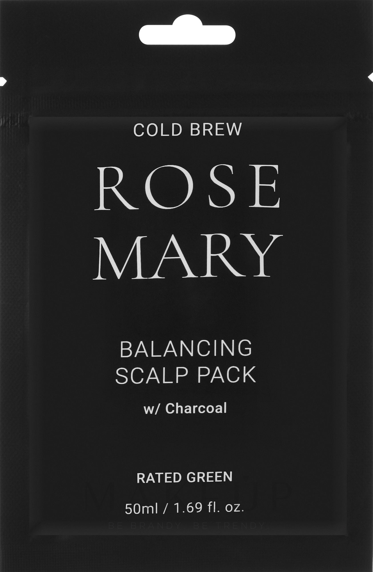 Revitalisierende Kopfhautmaske mit Rosmarinsaft und Aktivkohle - Rated Green Cold Brew Rosemary Balancing Scalp Pack — Bild 50 ml