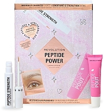 Düfte, Parfümerie und Kosmetik Make-up Set - Revolution Skincare Peptide Power Lash And Lip Duo Gift Set (Lippenbalsam 15ml + Serum für Augenbrauen und Wimpern 3ml)