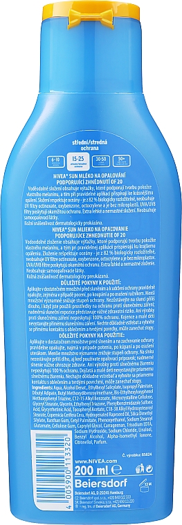 Körpermilch mit Sonnenschutz - Nivea Sun Protect & Bronze SPF20 — Bild N2