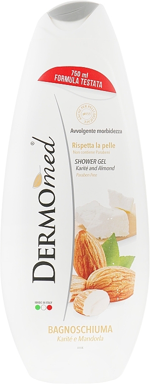 Duschgel mit Sheabutter und Mandel - Dermomed Shower Gel Karite and Almond — Bild N1