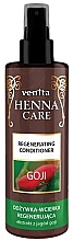 Intensiv regenerierende Haarlotion ohne Ausspüllen mit Henna-, Hanf- und Gojibeerenextrakt - Venita Henna Care Regenerating Conditioner — Bild N1