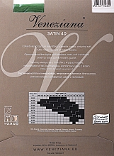 Strumpfhose für Damen Satin 40 Den grün - Veneziana — Bild N2