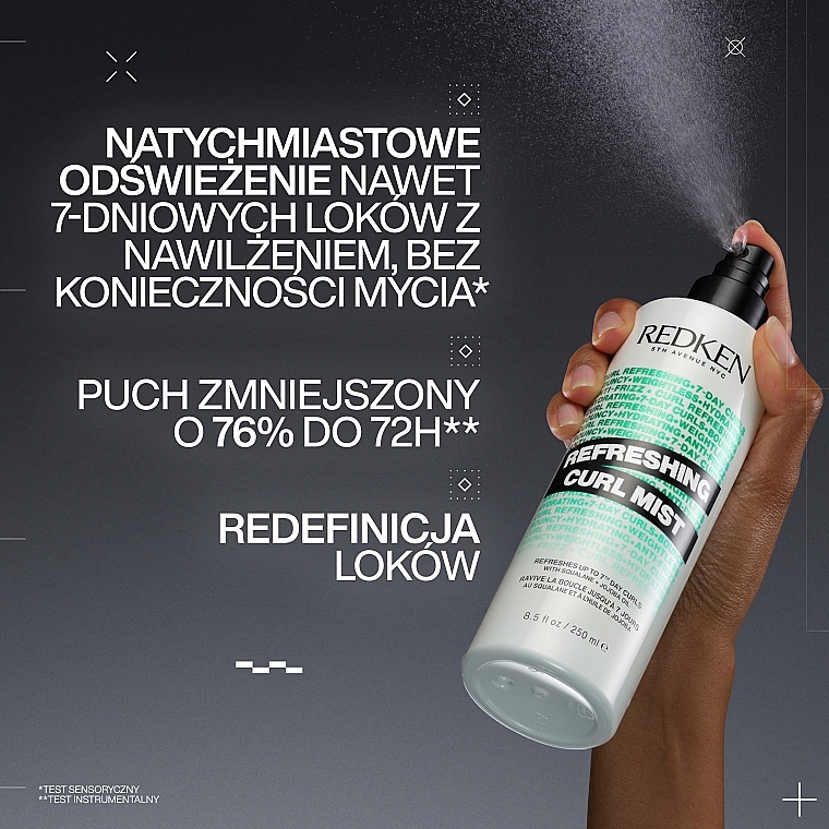 Erfrischendes Spray für lockiges Haar - Redken Refreshing Curl Mist  — Bild N2