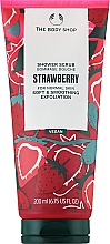 Düfte, Parfümerie und Kosmetik Glättendes Körperpeeling mit Erdbeerextrakt - The Body Shop Strawberry Shower Scrub