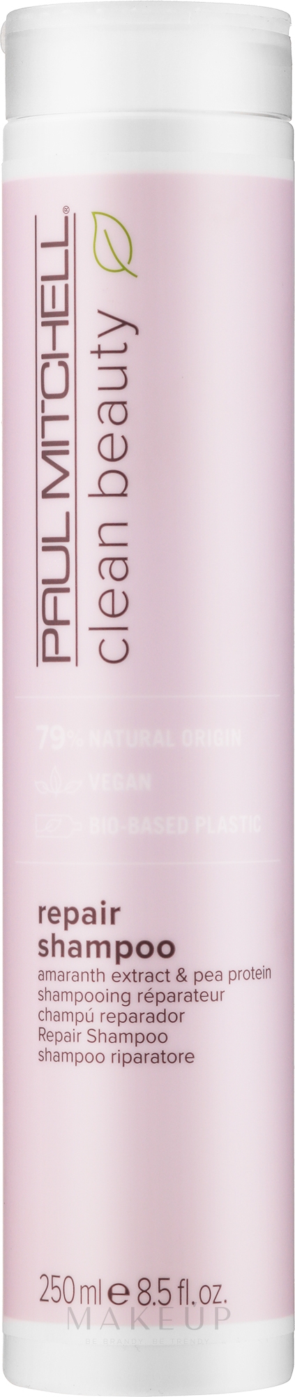 Regenerierendes Haarshampoo mit Amaranth-Extrakt und Erbsenprotein - Paul Mitchell Clean Beauty Repair Shampoo — Bild 250 ml