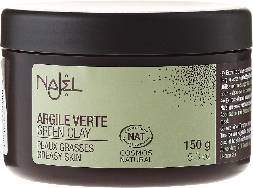 Kosmetische grüne Tonerde für das Gesicht - Najel Green Clay Skin Powder — Bild N1