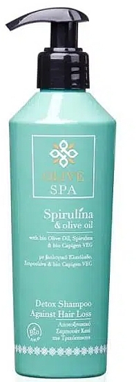 Detox-Shampoo gegen Haarausfall - Olive Spa Spirulina Detox Shampoo Against Hair Loss — Bild N1
