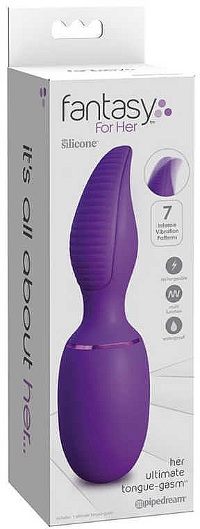 Silikon-Auflegevibrator mit flexibler Zunge lila - PipeDream Ultimate Tongue-Gasm — Bild N1