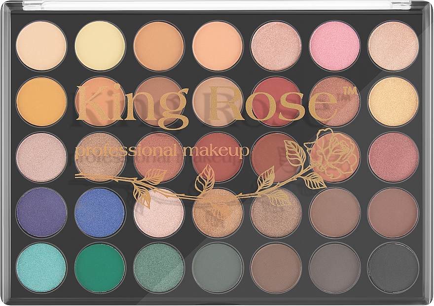 Lidschatten-Palette 35 Farben - King Rose Eyeshadow Palette 35JH — Bild N2