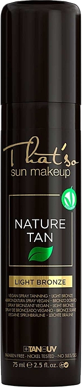 Selbstbräunungsspray mit Körperbronzer - That’So Nature Tan Light Bronze  — Bild N1