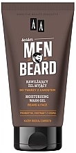 Feuchtigkeitsspendendes Gesichtsreinigungsgel - AA Cosmetics Men Beard Moisturizing Wash Gel  — Bild N1