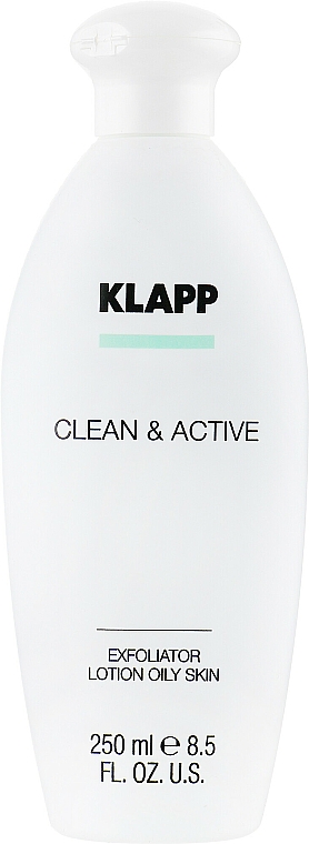 Hautkräftigendes Gesichtswasser mit Salicylsäure und Hamamelis - Klapp Clean & Active Exfoliator Oily Skin — Bild N2