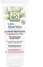 Düfte, Parfümerie und Kosmetik Hypoallergene Feuchtigkeitscreme - So'Bio Etic Hydra Aloe Vera Family Hypoallergenic Moisturiser