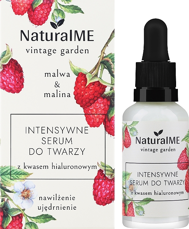 Intensives Gesichtsserum - NaturalME Vintage Garden Malwa & Raspberry Moisturizing & Firming Intensive Face Serum	 — Bild N2