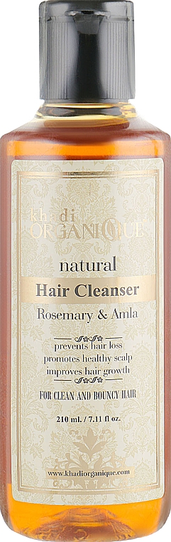 Natürliches Shampoo mit Rosmarin und Amla - Khadi Organique Hair Cleanser Rosemary & Amla — Bild N1