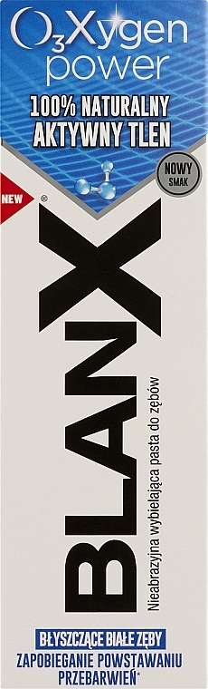 Aufhellende Zahnpasta - BlanX O3X Oxygen Power Pro Shine Whitening Toothpaste — Bild N1