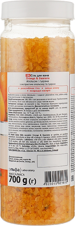 Badesalz Orange und Guarana - Fresh Juice Orange and Guarana — Bild N2