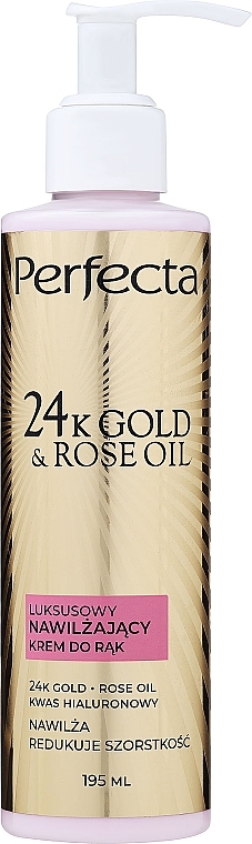 Creme für Hände, Nägel und Nagelhaut - Perfecta 24k Gold & Rose Oil — Bild N1