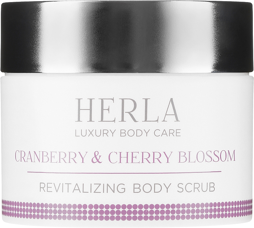 Revitalisierendes Körperpeeling mit Moosbeere und Kirschblüte - Herla Luxury Body Care Cranberry & Cherry Blossom Revitalizing Body Scrub — Bild N2