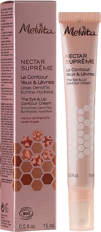 Anti-Aging Augen- und Lippencreme - Melvita Nectar Supreme The Eye and Lip Countour Cream — Bild N1
