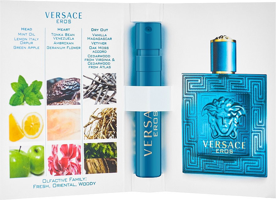 GESCHENK! Versace Eros - Eau de Toilette (Probe) — Bild N2