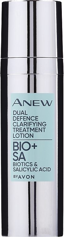Reinigende Anti-Aging Gesichtslotion mit Salizylsäure - Avon Anew Dual Defence Clarifuing Lotion Biotics & Salicylic Acid — Bild N1