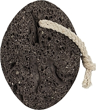 Bimsstein oval schwarz - Kalliston — Bild N5