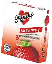 Düfte, Parfümerie und Kosmetik Kondome mit Erdbeergeschmack 3 St. - Pepino Strawberry 
