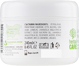 Entspannende Massagecreme für den Körper mit Lavendelextrakt und Kokosnussöl - Bulgarian Rose Herbal Care Lavender & Coconut Massage Cream — Bild N3