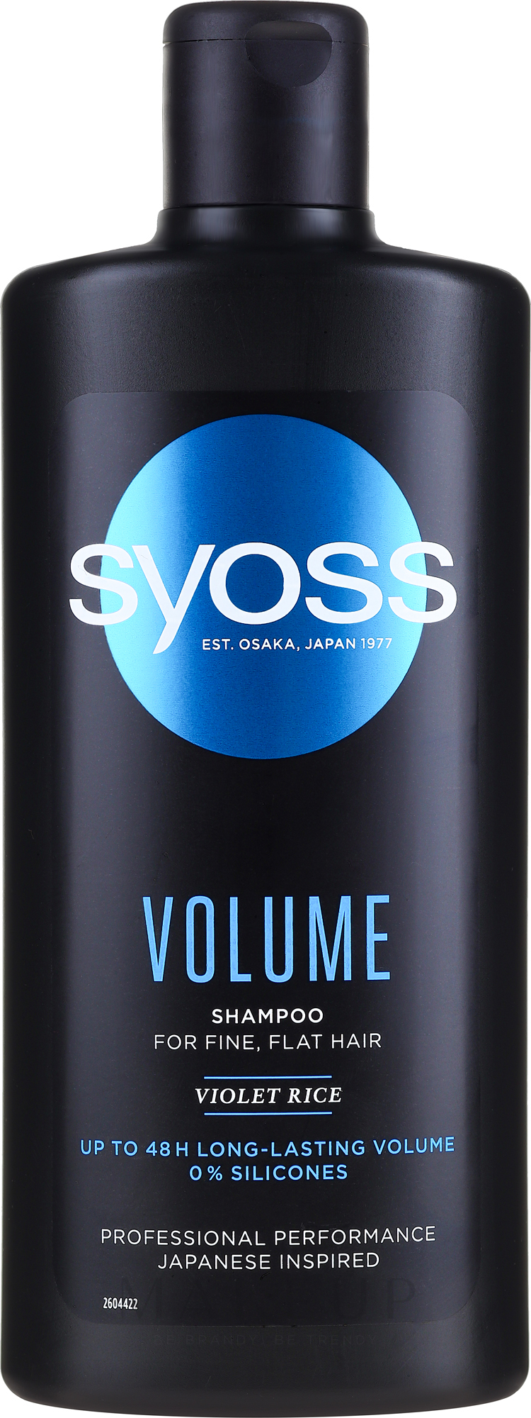 Shampoo für mehr Volumen - Syoss Volume Violet Rice Shampoo — Foto 440 ml