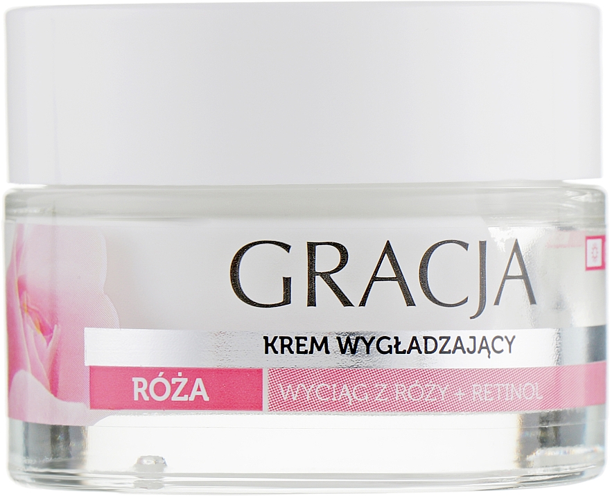 GESCHENK! Glättende Gesichtscreme mit Rosenextrakt und Retinol für Tag und Nacht - Gracja Rose Face Cream — Bild N2