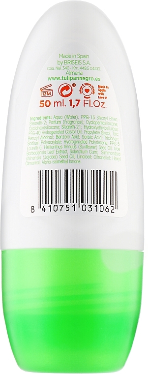 Deo Roll-on Aloe Vera und Jojoba - Tulipan Negro Deo Roll-On  — Bild N3