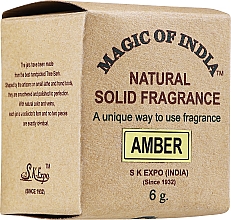 Düfte, Parfümerie und Kosmetik Natürliches Cremeparfum Amber - Shamasa