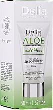 Mattierendes Gesichtsgel mit Aloesaft und Niacinamid - Delia Cosmetics Aloe Jelly Care Pure Mattifying — Bild N2