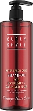 Regenerierendes Shampoo für sehr geschädigtes Haar - Curly Shyll After Salon Care Shampoo  — Bild N1