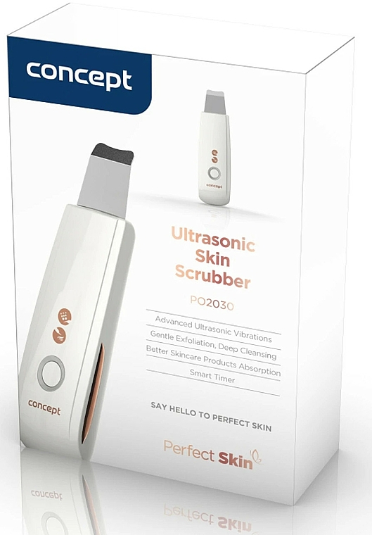 Multifunktionaler Ultraschallspatel - Concept Perfect Skin PO2030 Ultrasonic Skin Scrubber — Bild N3