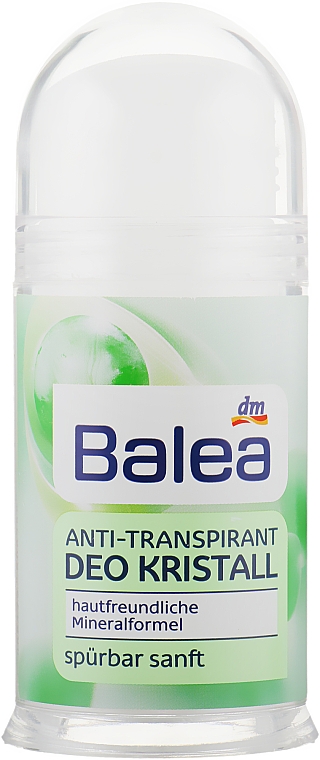 Deo Roll-on Antitranspirant Kristall - Balea Deo Kristall Anti-Transpirant Deodorant — Bild N1