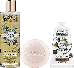 Set - Jeanne en Provence Divine Olive (show/oil/250ml + h/cr/75ml + soap/100g) — Bild N2