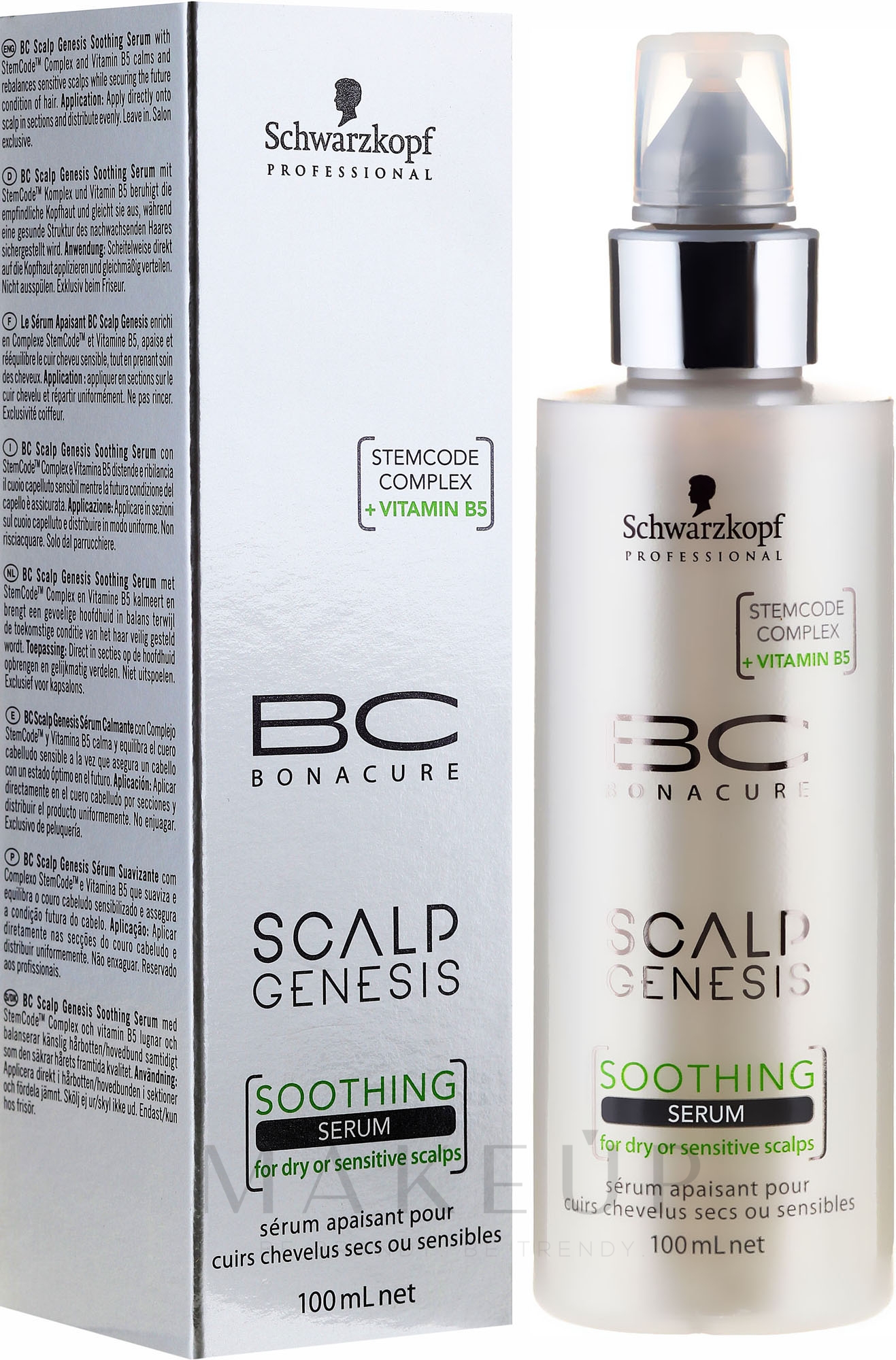 Beruhigendes Haarserum für trockene und empfindliche Kopfhaut - Schwarzkopf Professional BC Bonacure Scalp Genesis Soothing Serum — Bild 100 ml