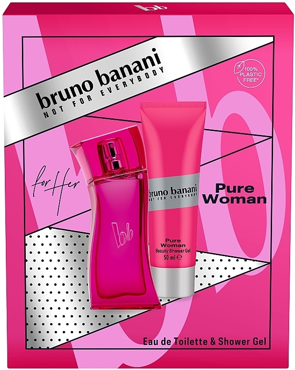 Bruno Banani Pure Woman - Duftset (Eau de Toilette 30ml + Duschgel 50ml) — Bild N2