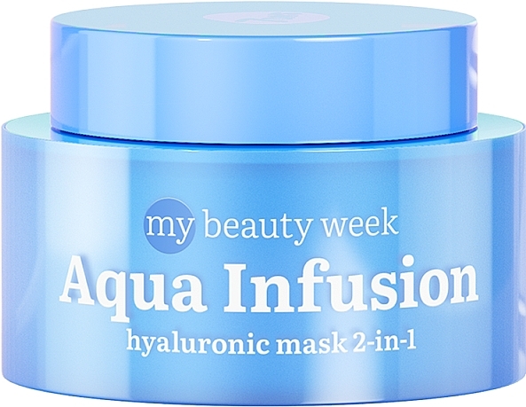 2in1 Feuchtigkeitsspendende Gesichtsmaske mit Hyaluronsäure - 7 Days My Beauty Week Aqua Infusion — Bild N2