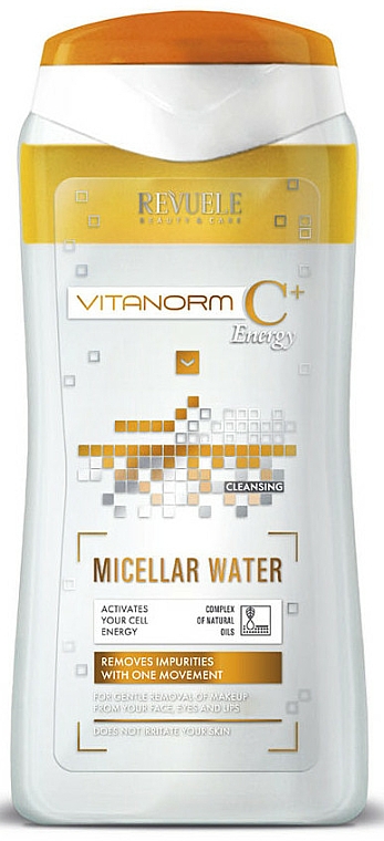 Mizellenwasser mit Ölen - Revuele Vitanorm C+ Energy Micellar Water — Bild N1