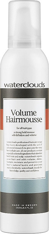 Haarmousse für mehr Volumen starker Halt - Waterclouds Volume Hair Mousse — Bild N1